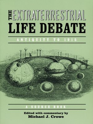 cover image of Extraterrestrial Life Debate, Antiquity to 1915